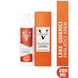 Vayomy Parlatıcı Krem Tüm Cilt Tipleri İçin Aydınlatıcı Krem 200mL
