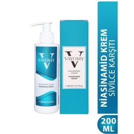 Vayomy Niasinamid Krem Sivilce ve Leke Karşıtı Bakım Kremi 200mL