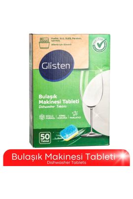 Glisten Bulaşık Makinesi Tableti 50'li