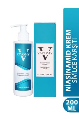 Vayomy Niasinamid Krem Sivilce ve Leke Karşıtı Bakım Kremi 200mL