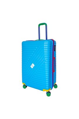 Vayomy Colors PP Line Büyük Boy Turkuaz Valiz KIRILMAZ 2 Yıl Garantili
